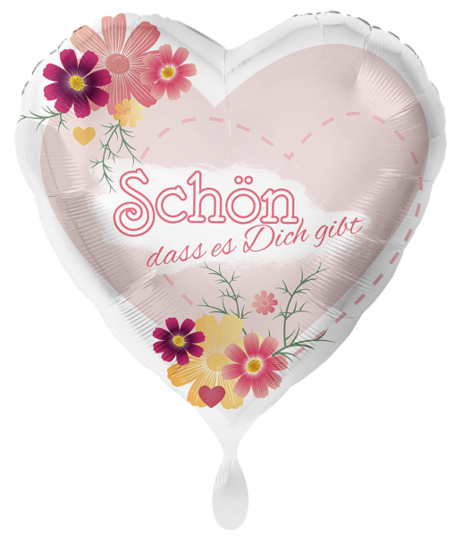 Folienballon - Schön, dass es dich gibt! - ø 43cm